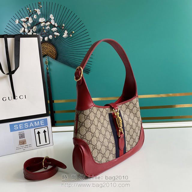 Gucci古馳包包 G家新款女包 636706 古奇原廠皮女款肩背包 Gucci腋下包 gdj1388